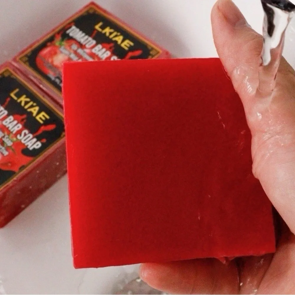 LKIAE Tomato Bar Soap rich foam